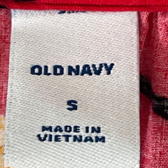 Old Navy Red Floral‎ cottagecore Fit Flare Dress  prairie romantic spring - Picture 8 of 10